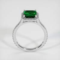 1.97 Ct. Emerald Ring, 18K White Gold 3