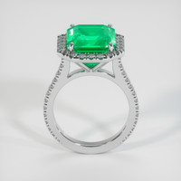 4.73 Ct. Emerald Ring, 18K White Gold 3