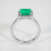 1.67 Ct. Emerald Ring, 18K White Gold 3