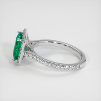 1.68 Ct. Emerald Ring, 18K White Gold 4