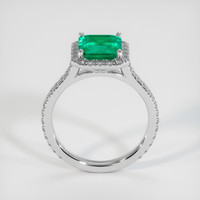 1.47 Ct. Emerald Ring, 18K White Gold 3