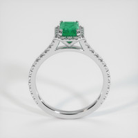 1.24 Ct. Emerald Ring, 18K White Gold 3