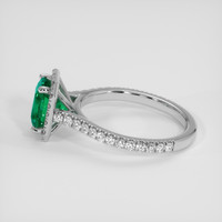 1.62 Ct. Emerald Ring, 18K White Gold 4
