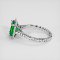 1.79 Ct. Emerald Ring, 18K White Gold 4