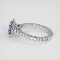 1.06 Ct. Purple Spinel Ring, 18K White Gold 4