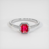 Ruby Ring 1.06 Ct., 18K White Gold Preview