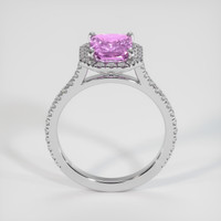 3.13 Ct. Sapphire Ring, 18K White Gold 3