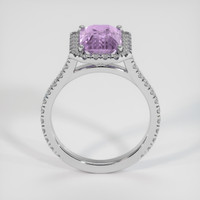 3.13 Ct. Sapphire Ring, 18K White Gold 3