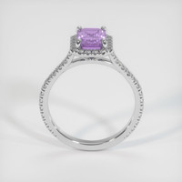 1.66 Ct. Purple Sapphire Ring, 18K White Gold 3