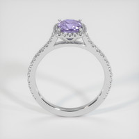 1.34 Ct. Purple Sapphire Ring, 18K White Gold 3