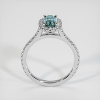 1.26 Ct. Sapphire Ring, 18K White Gold 3