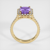 2.67 Ct. Purple Spinel Ring, 10K Yellow Gold 3
