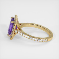 2.67 Ct. Purple Spinel Ring, 10K Yellow Gold 4