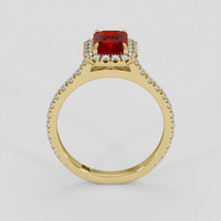 1.16 Ct. Ruby Ring, 10K Yellow Gold 3