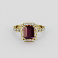 1.56 Ct. Ruby Ring, 10K Yellow Gold 1