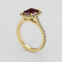 1.56 Ct. Ruby Ring, 10K Yellow Gold 2