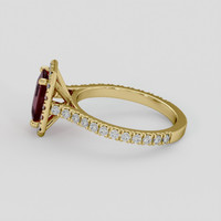 1.56 Ct. Ruby Ring, 10K Yellow Gold 4