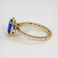 1.95 Ct. Blue Sapphire Ring, 10K Yellow Gold 4