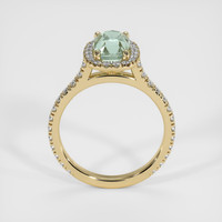 3.20 Ct. Green Sapphire Ring, 10K Yellow Gold 3