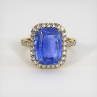 6.81 Ct. Sapphire Ring, 14K Yellow Gold 1