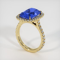 6.81 Ct. Sapphire Ring, 14K Yellow Gold 2