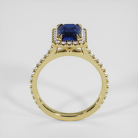 1.24 Ct. Blue Sapphire Ring, 14K Yellow Gold 3