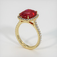Ruby Ring 6.03 Ct., 14K Yellow Gold Preview