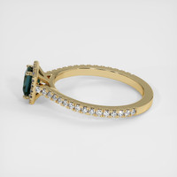 0.60 Ct. Sapphire Ring, 14K Yellow Gold 4