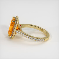 6.06 Ct. Sapphire Ring, 14K Yellow Gold 4