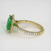 2.78 Ct. Emerald Ring, 18K Yellow Gold 4