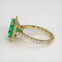 2.91 Ct. Emerald Ring, 18K Yellow Gold 4
