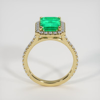 2.25 Ct. Emerald Ring, 18K Yellow Gold 3