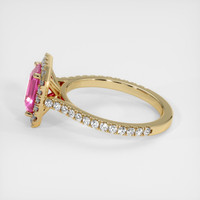 2.03 Ct. Pink Sapphire Ring, 18K Yellow Gold 4