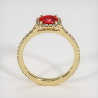 1.37 Ct. Ruby Ring, 18K Yellow Gold 3