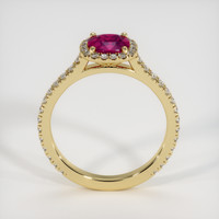 1.03 Ct. Ruby Ring, 18K Yellow Gold 3