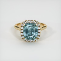 4.50 Ct. Sapphire Ring, 18K Yellow Gold 1
