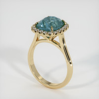 4.50 Ct. Sapphire Ring, 18K Yellow Gold 2