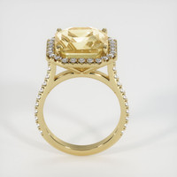 11.02 Ct. Yellow Sapphire Ring, 18K Yellow Gold 3