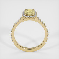 1.02 Ct. Yellow Sapphire Ring, 18K Yellow Gold 3