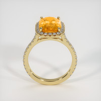 6.06 Ct. Sapphire Ring, 18K Yellow Gold 3