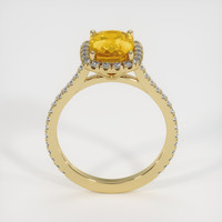 3.39 Ct. Sapphire Ring, 18K Yellow Gold 3