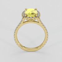 2.68 Ct. Yellow Sapphire Ring, 18K Yellow Gold 3