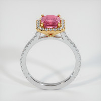 2.08 Ct. Pink Sapphire Ring, 14K Yellow & White 3