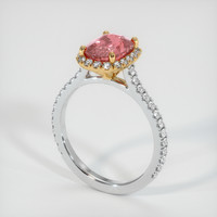 1.96 Ct. Sapphire Ring, 14K Yellow & White 2