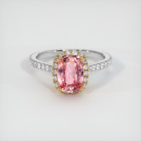 1.96 Ct. Sapphire Ring, 18K Yellow & White 1