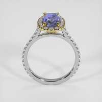 2.41 Ct. Violet Sapphire Ring, 18K Yellow & White 3