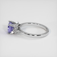 1.48 Ct. Purple Spinel Ring, Platinum 950 4