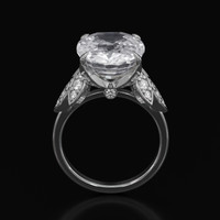 4.26 Ct. Gemstone Ring, Platinum 950 3