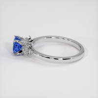 1.53 Ct. Blue Sapphire Ring, Platinum 950 4