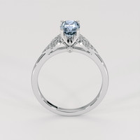 1.05 Ct. Blue Sapphire Ring, Platinum 950 3